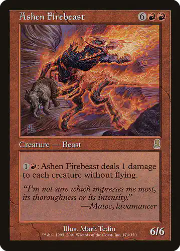Ashen Firebeast - ody Spoiler