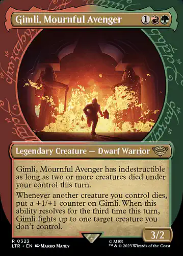 Gimli, Mournful Avenger - ltr Spoiler