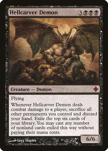 Hellcarver Demon - roe Spoiler