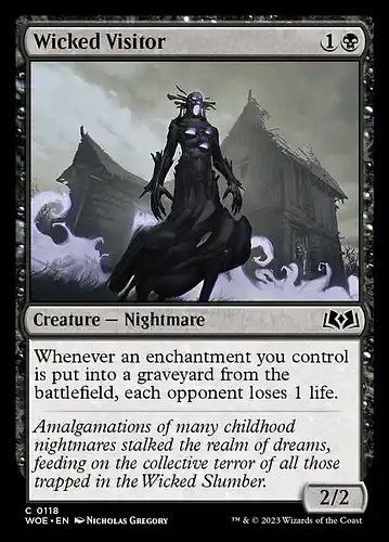 Wicked Visitor - woe Spoiler