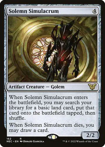 Solemn Simulacrum - nec Spoiler