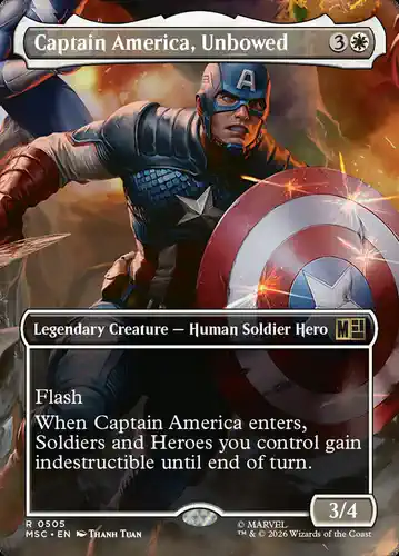 Captain America, Unbowed - msc Spoiler