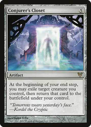 Conjurer's Closet - avr Spoiler