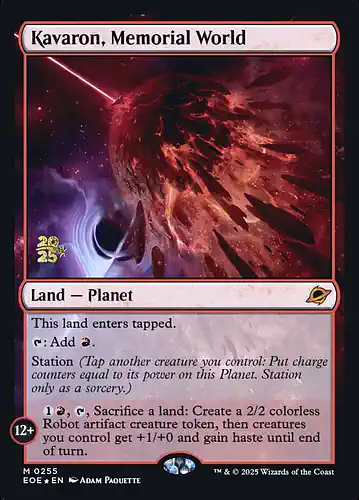 Kavaron, Memorial World - eoe Spoiler