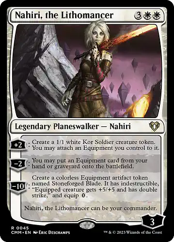 Nahiri, the Lithomancer - cmm Spoiler
