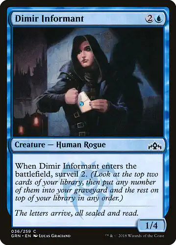 Dimir Informant - grn Spoiler