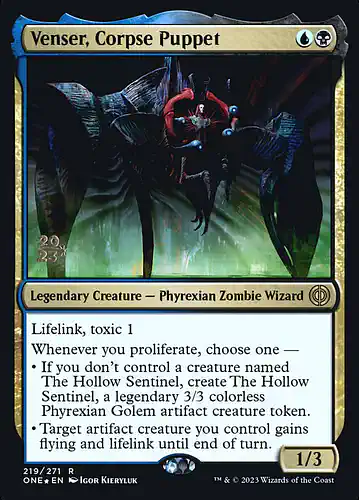 Venser, Corpse Puppet - one Spoiler