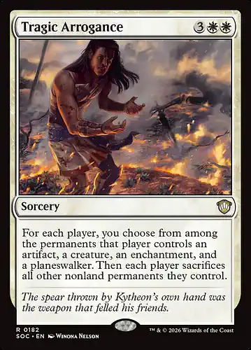 Tragic Arrogance - soc Spoiler