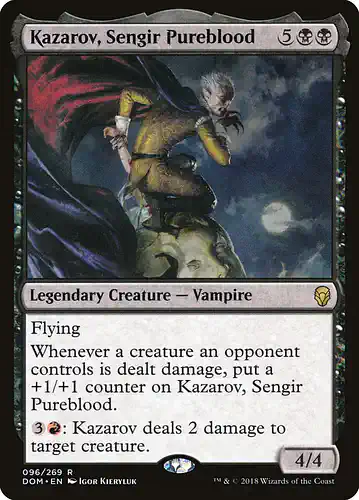 Kazarov, Sengir Pureblood - dom Spoiler