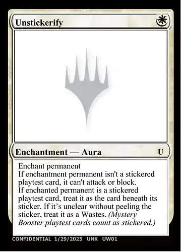 Unstickerify - unk Spoiler