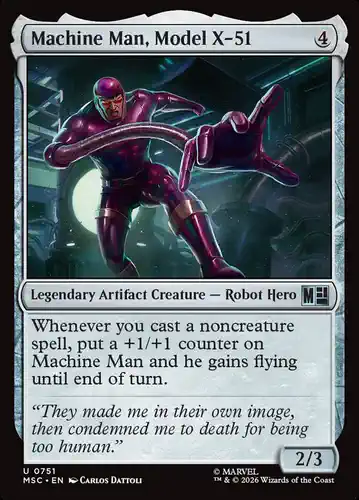 Machine Man, Model X-51 - msc Spoiler