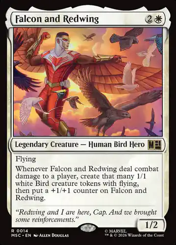 Falcon and Redwing - msc Spoiler