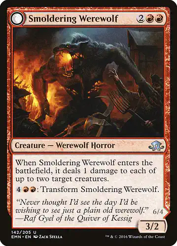 Smoldering Werewolf - emn Spoiler