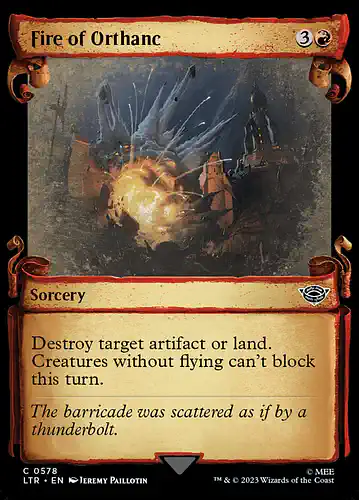 Fire of Orthanc - ltr Spoiler