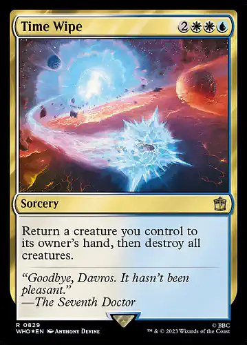 Time Wipe - who Spoiler