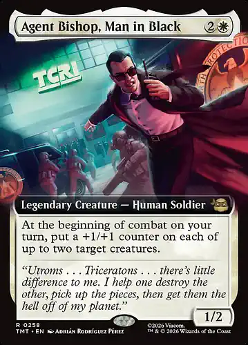 Agent Bishop, Man in Black - tmt Spoiler