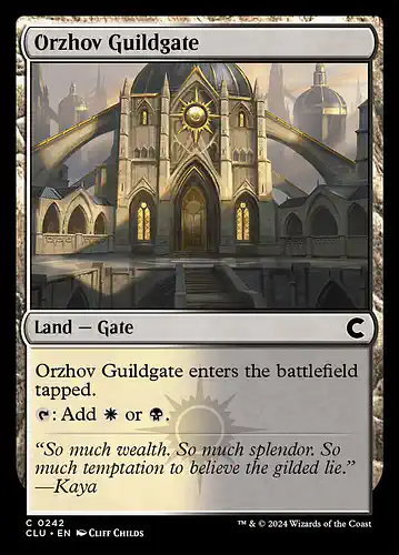 Orzhov Guildgate - clu Spoiler