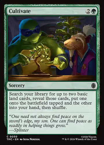 Cultivate - tmc Spoiler