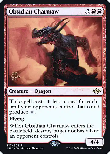 Obsidian Charmaw - mh2 Spoiler