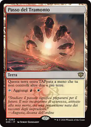 Sundown Pass - sos Spoiler