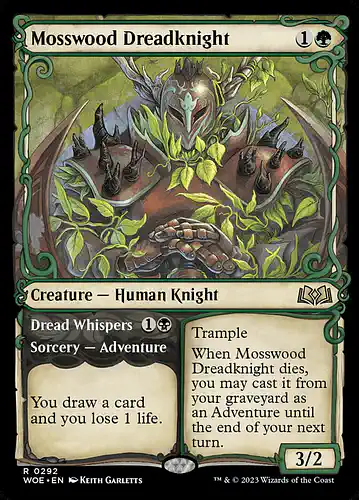 Mosswood Dreadknight - woe Spoiler