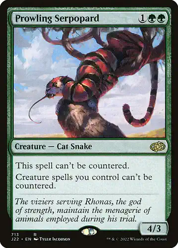 Prowling Serpopard - j22 Spoiler