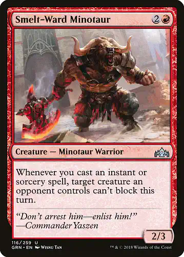 Smelt-Ward Minotaur - grn Spoiler