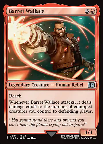 Barret Wallace - fin Spoiler