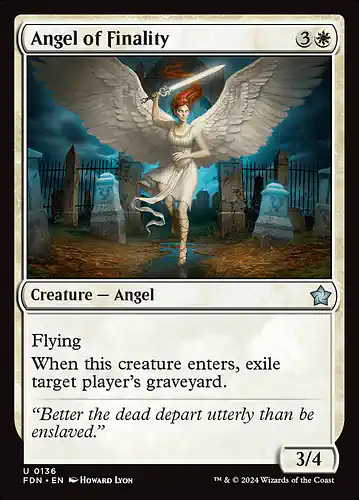 Angel of Finality - fdn Spoiler