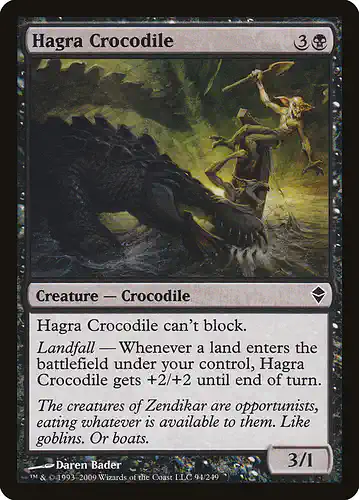 Hagra Crocodile - zen Spoiler