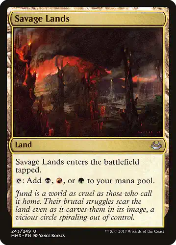Savage Lands - mm3 Spoiler