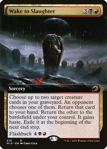 Wake to Slaughter - mid Spoiler