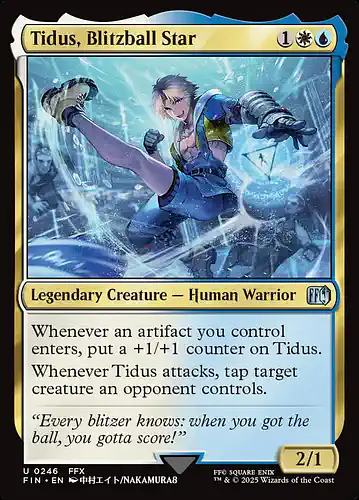 Tidus, Blitzball Star - fin Spoiler