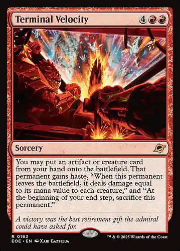 Terminal Velocity - eoe Spoiler
