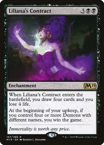 Liliana's Contract - m19 Spoiler
