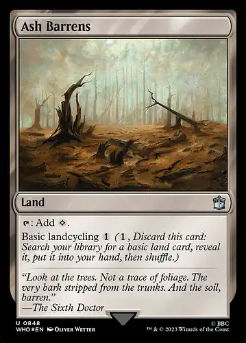 Ash Barrens - who Spoiler