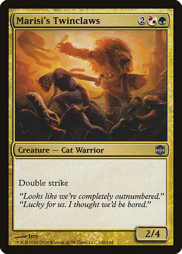 Marisi's Twinclaws - arb Spoiler