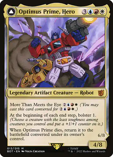Optimus Prime, Hero - bot Spoiler