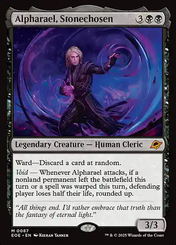 Alpharael, Stonechosen - eoe Spoiler