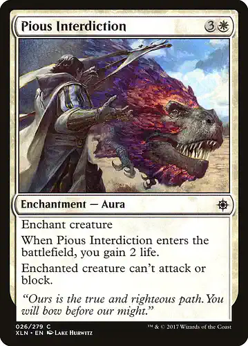 Pious Interdiction - xln Spoiler