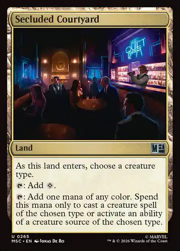 Secluded Courtyard - msc Spoiler