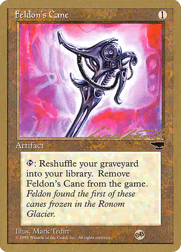 Feldon's Cane - ptc Spoiler