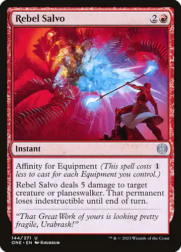 Rebel Salvo - one Spoiler