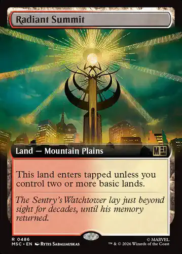 Radiant Summit - msc Spoiler
