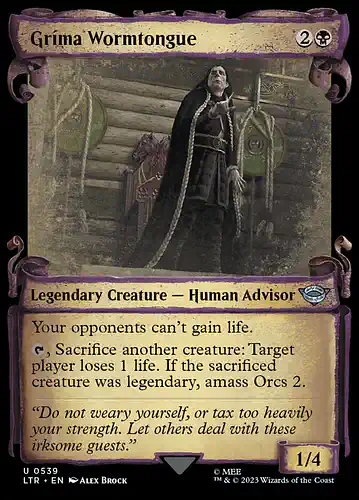 Gríma Wormtongue - ltr Spoiler