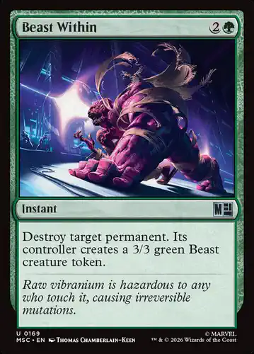 Beast Within - msc Spoiler