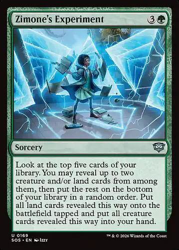 Zimone's Experiment - sos Spoiler