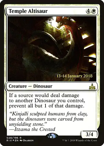 Temple Altisaur - rix Spoiler