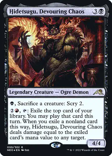 Hidetsugu, Devouring Chaos - neo Spoiler