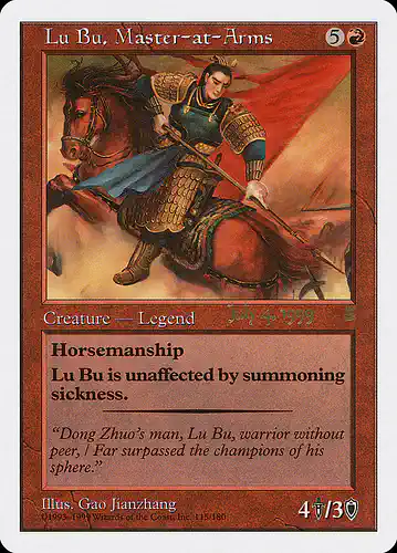 Lu Bu, Master-at-Arms - ptk Spoiler